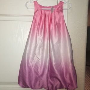 Cherokee Size 4T ombré pink, white & purple dress